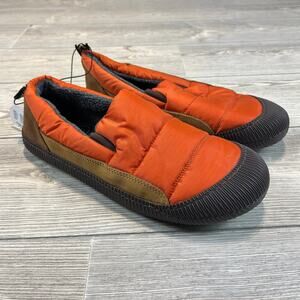 Staheekum Men’s Puff Slip On Shoes Orange Quilted Insulated Slipper NWT Size 13